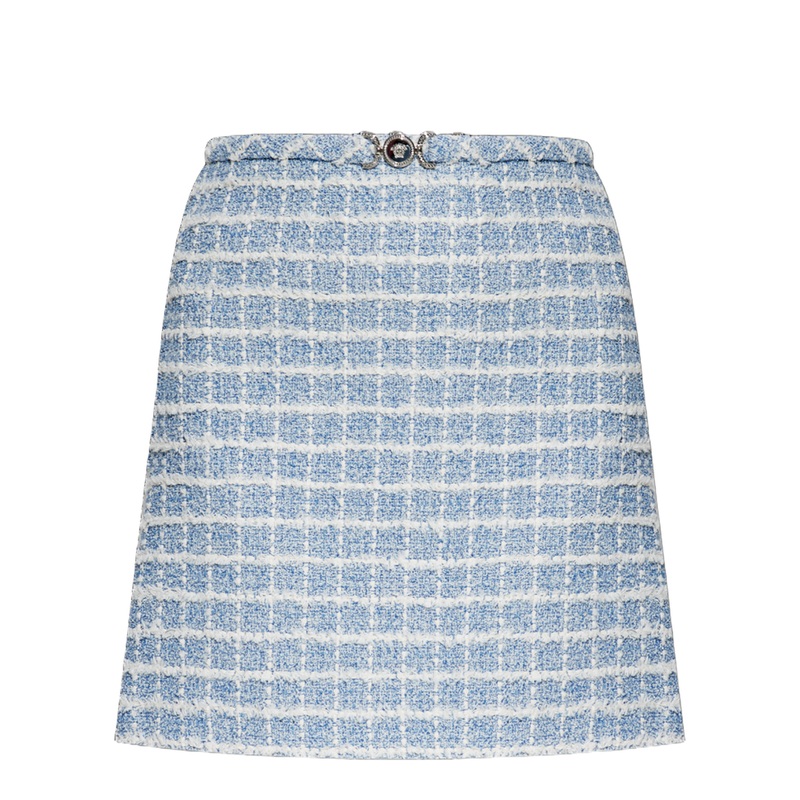 Tweed skirt with lurex thread|40|42