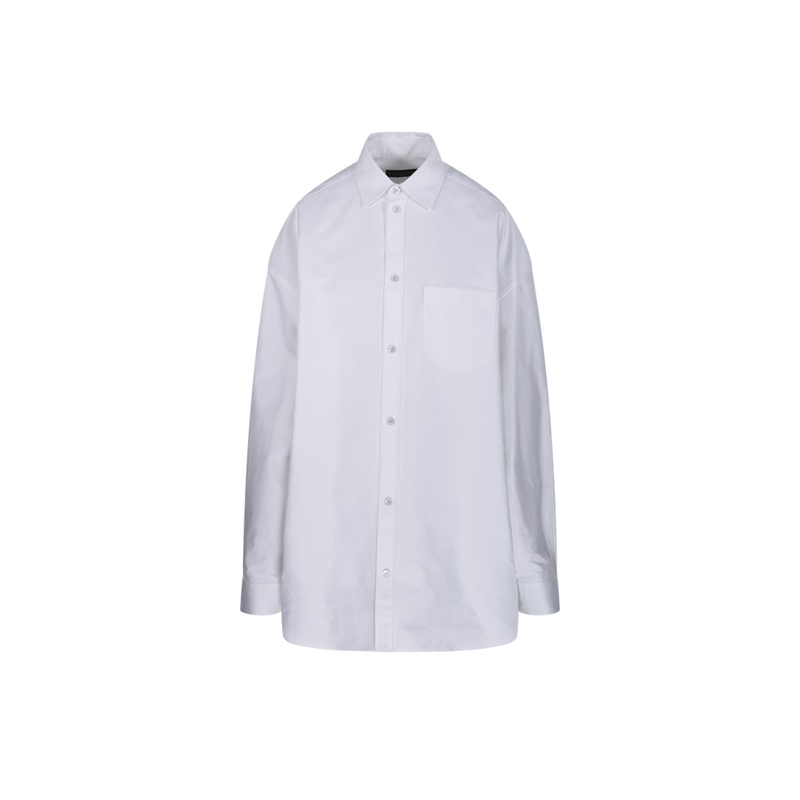 Large Fit Shirt in White|xs|s|xs|s