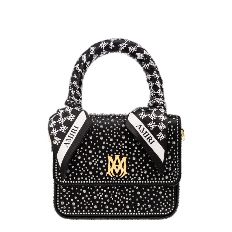 Handbag with Shimmering Crystals