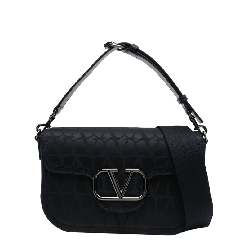 VLogo Signature Foldover Top Shoulder Bag