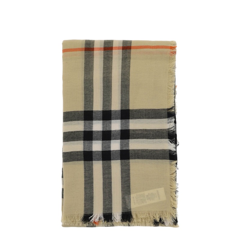 Beige Wool Scarf|One Size|One Size