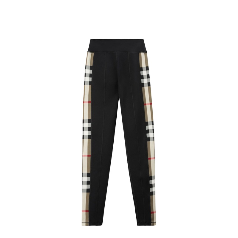 Check Motif Leggings – Black|s|m|l|xl