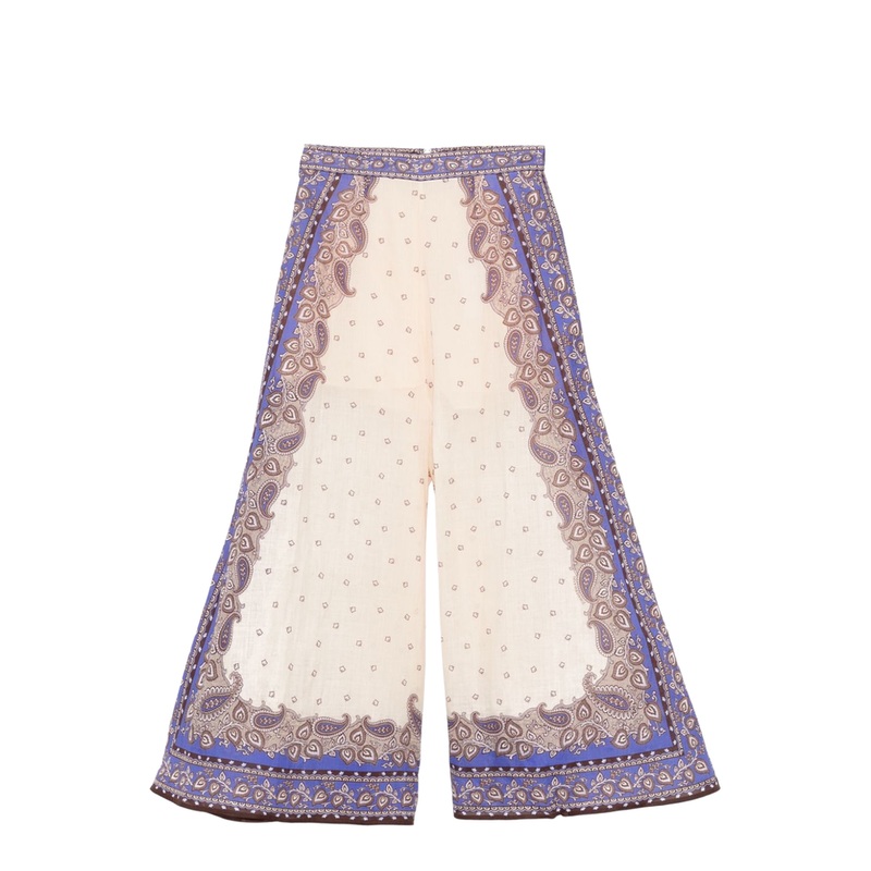 Maxine Wide Leg Printed Trousers