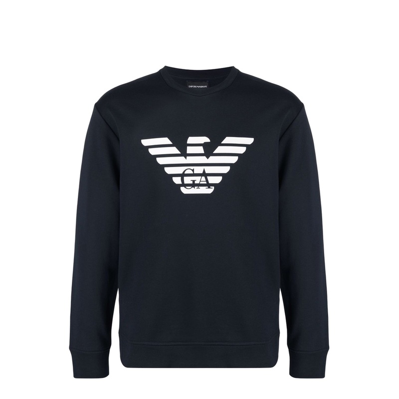 Logo Print Crew-Neck Sweatshirt