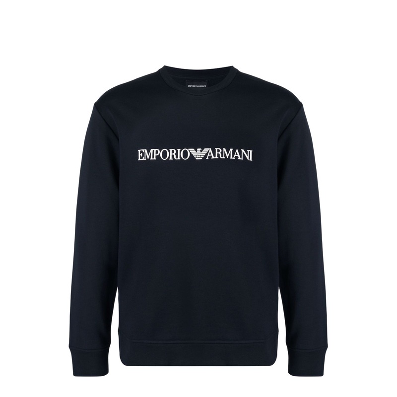 Modal-blend Sweatshirt with Logo Print