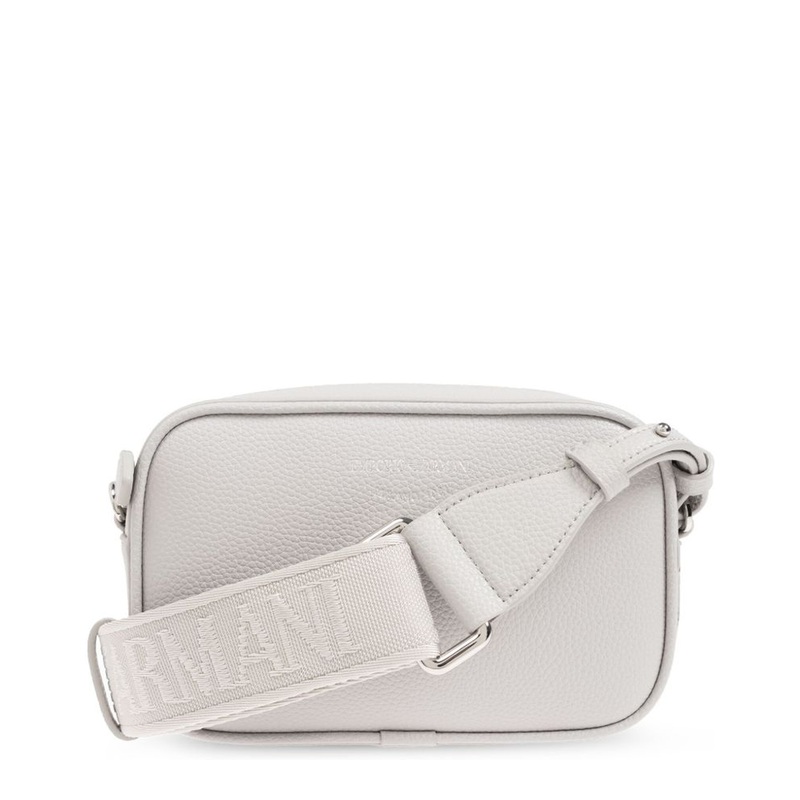 Shoulder Bag with Logo Plaque|ONE SIZE