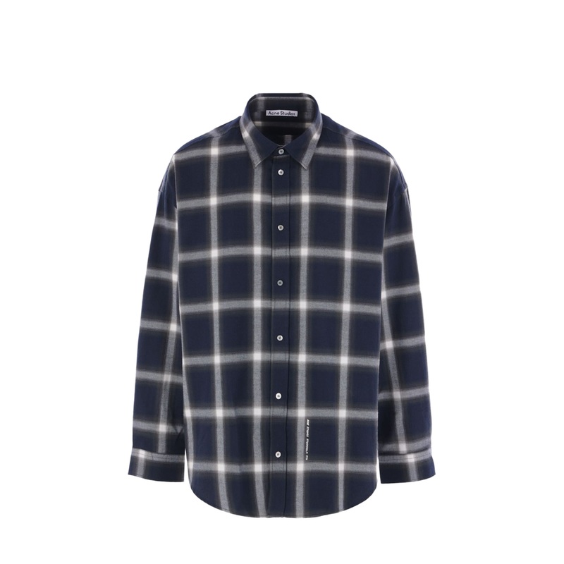 Button-up Shirt – Navy Multi|46|48|50