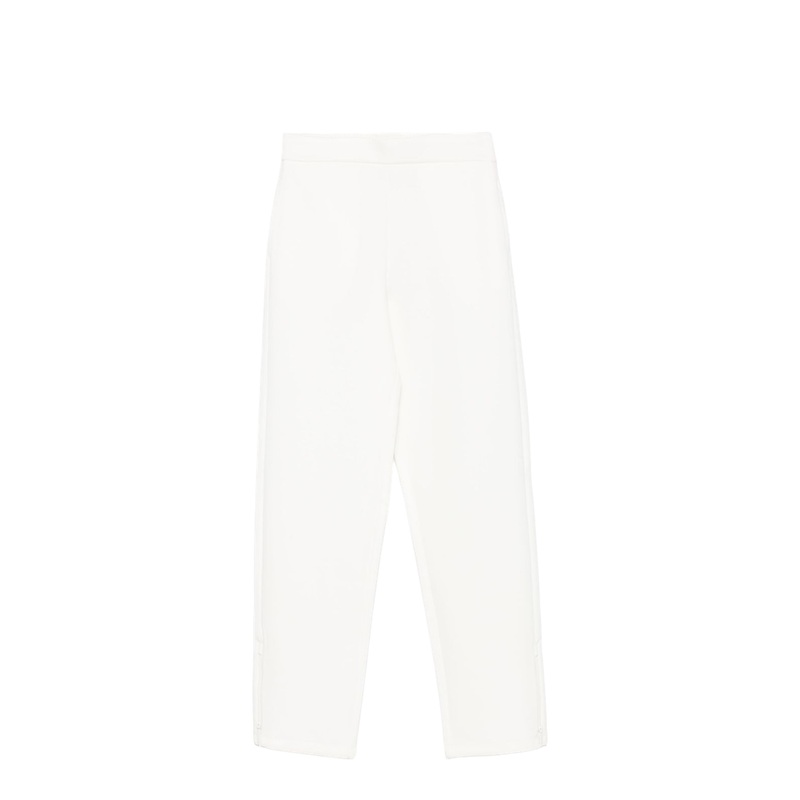 Double Jersey Trousers with Elasticated Waist