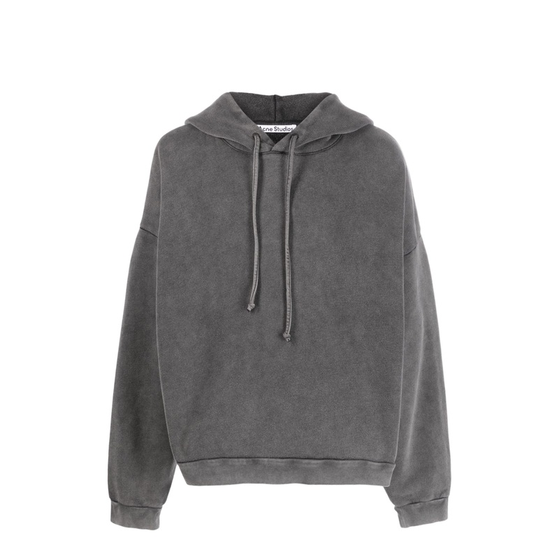 Hooded Sweater Logo Patch – Faded Black