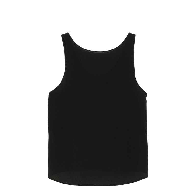 Crepe Sleeveless Top|38|40|42|44|46|48