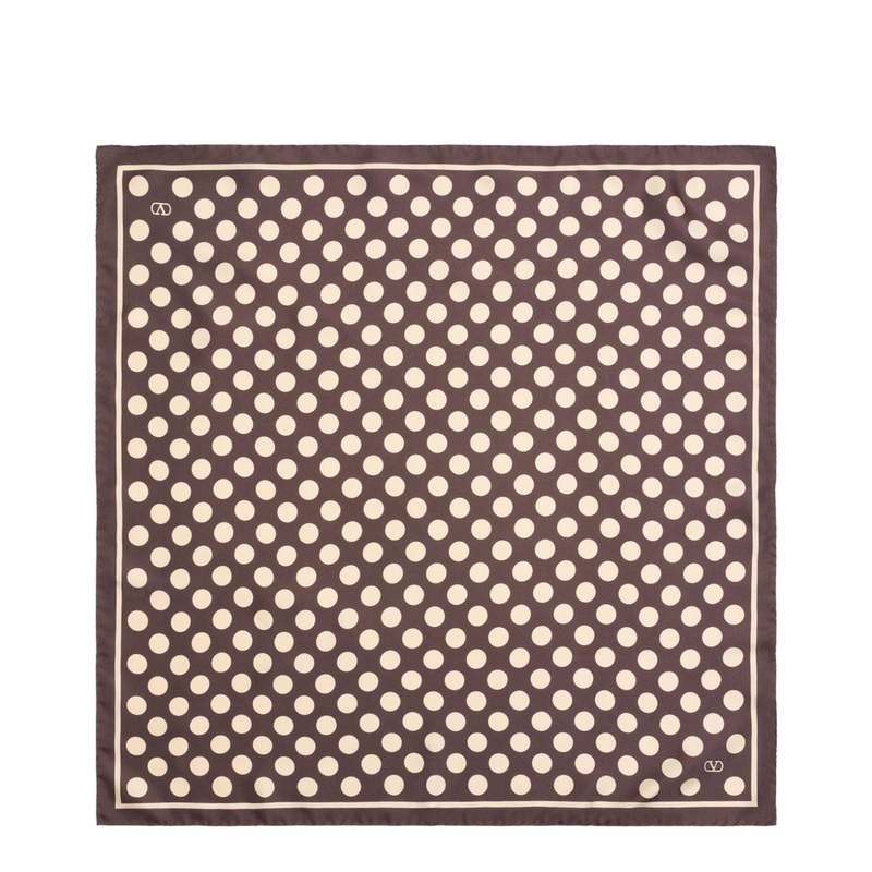 Garavani Printed Silk Foulard|One Size