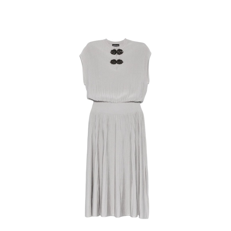 Ottoman Long Dress with Jewel Details