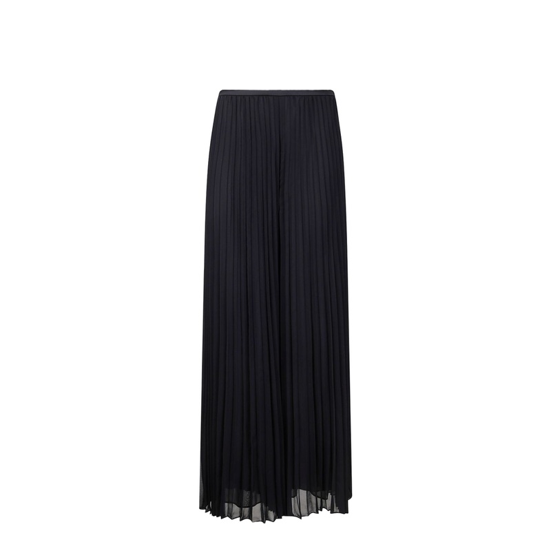 Pleated Trousers in Technical Georgette