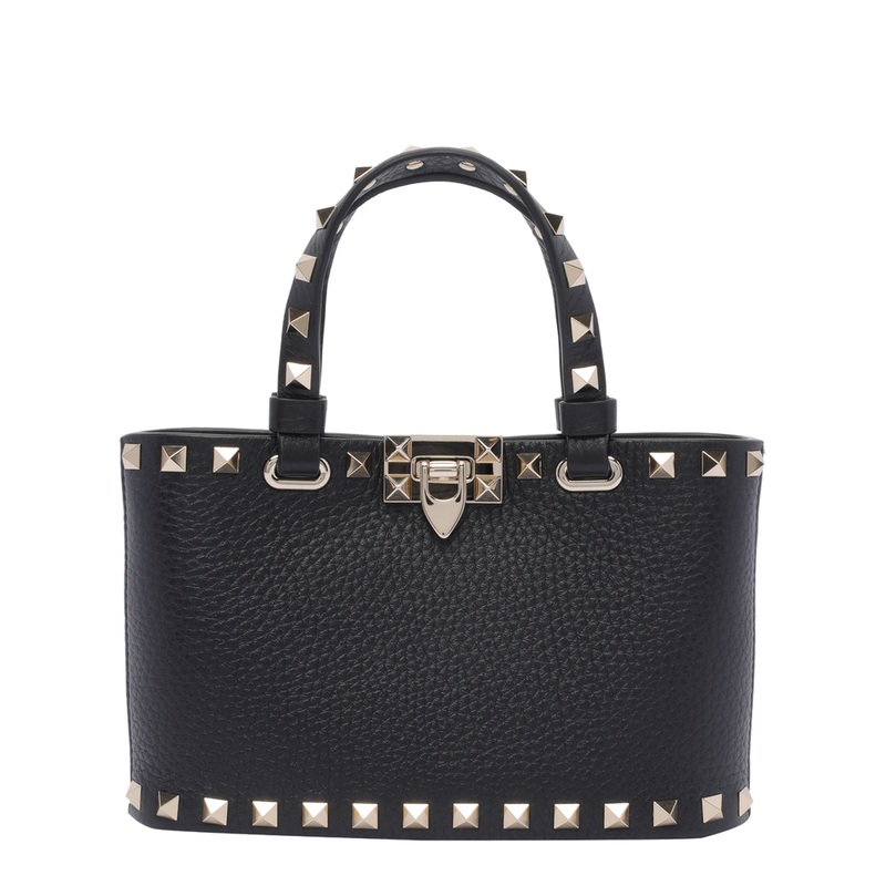 Rockstud Mini Handbag – Black|One Size