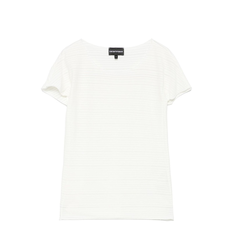 Stretch Jacquard Motif Nylon-Jersey T-Shirt