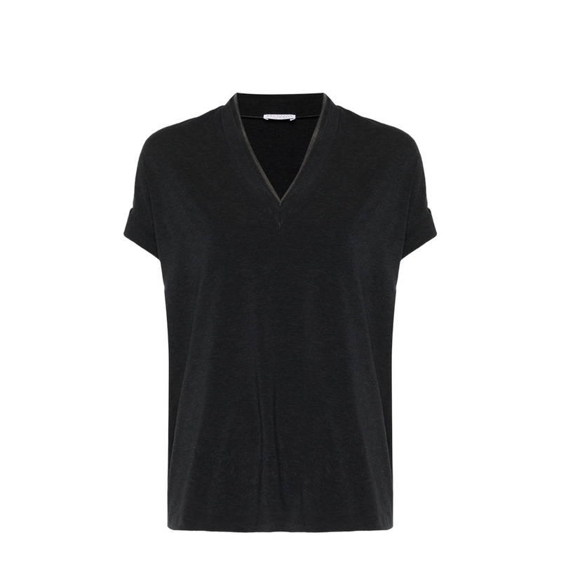 Cotton V-Necked T-Shirt|xs|s|m|l