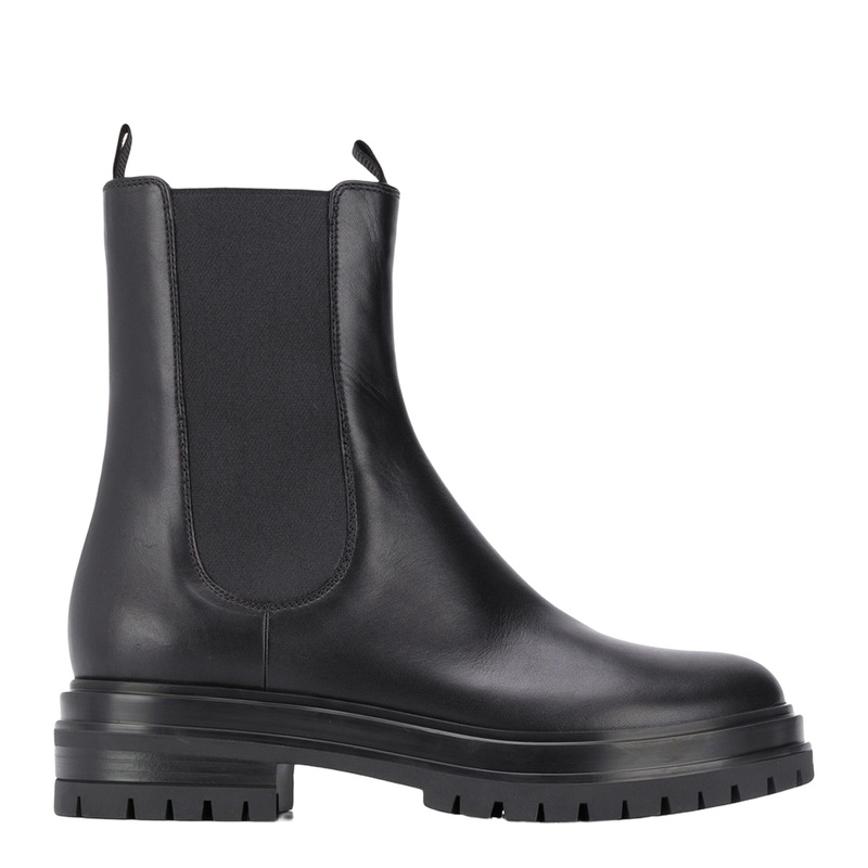 Leather Ankle Boots – Black|36|37|38|39|40|37|38
