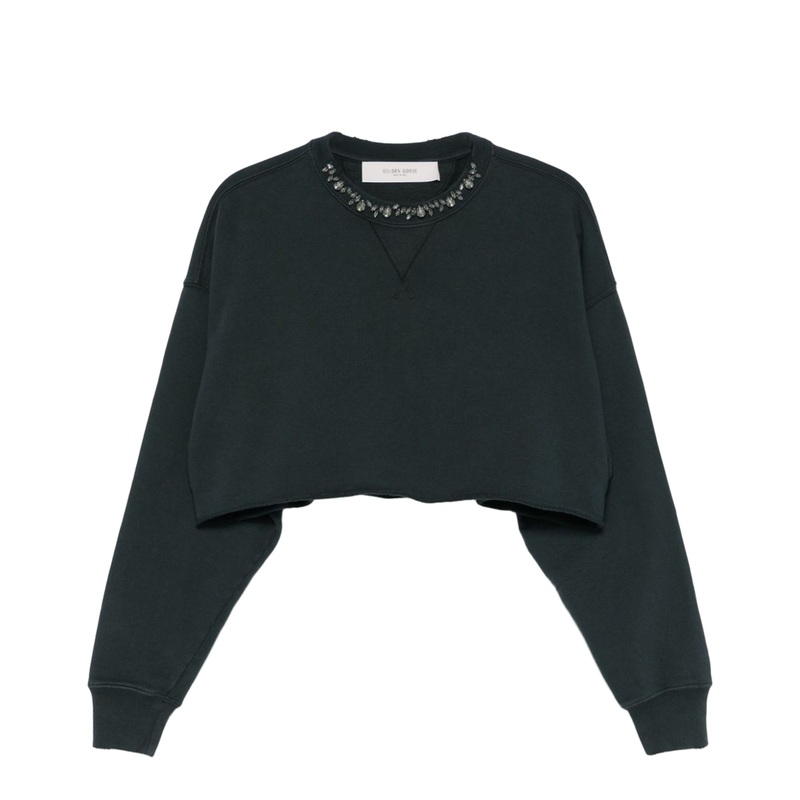 Organic Cotton Cropped Sweatshirt