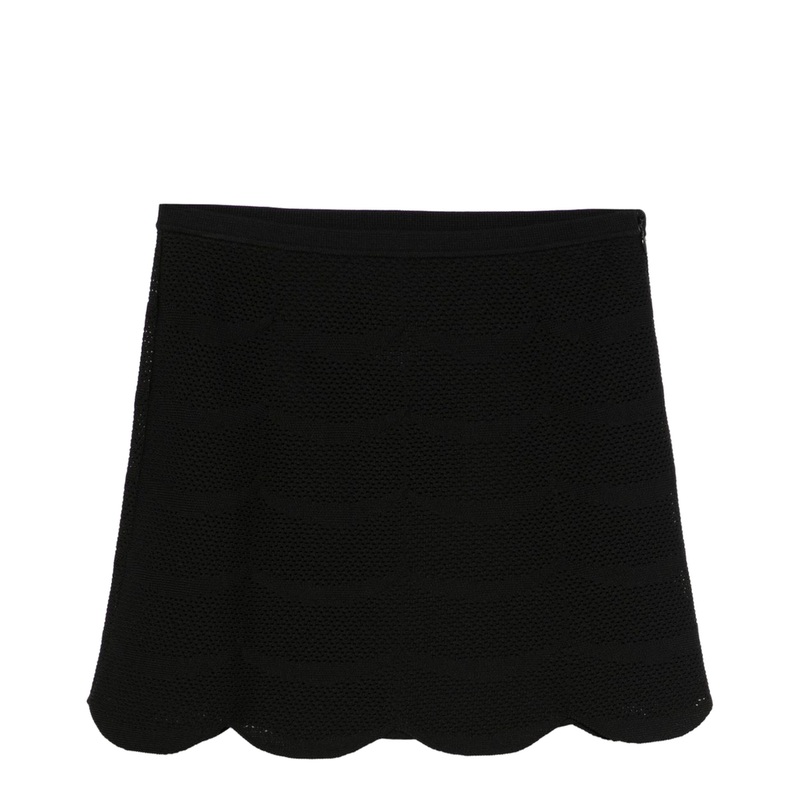 Silk and Cotton Mini Skirt|s|m