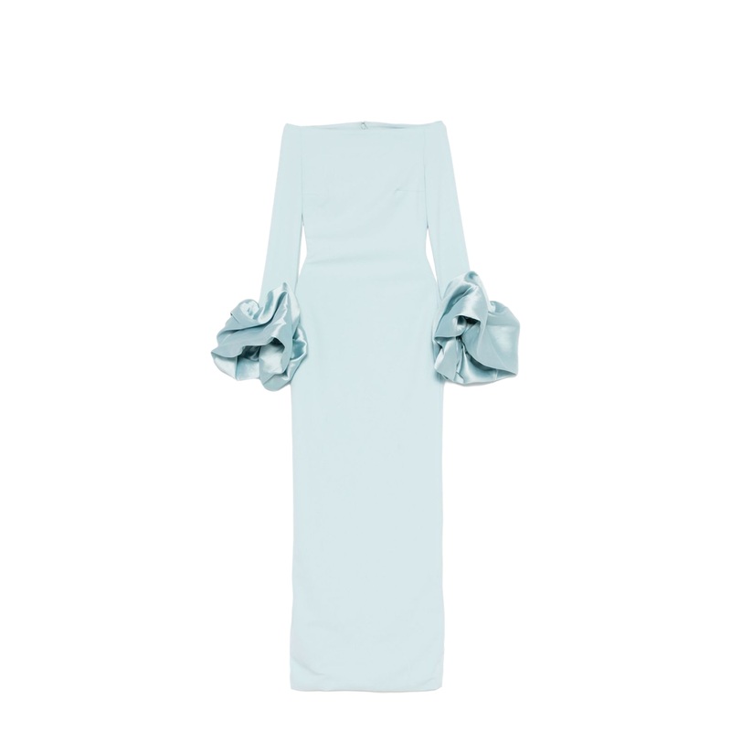 Storm Maxi Dress in Arctic Blue