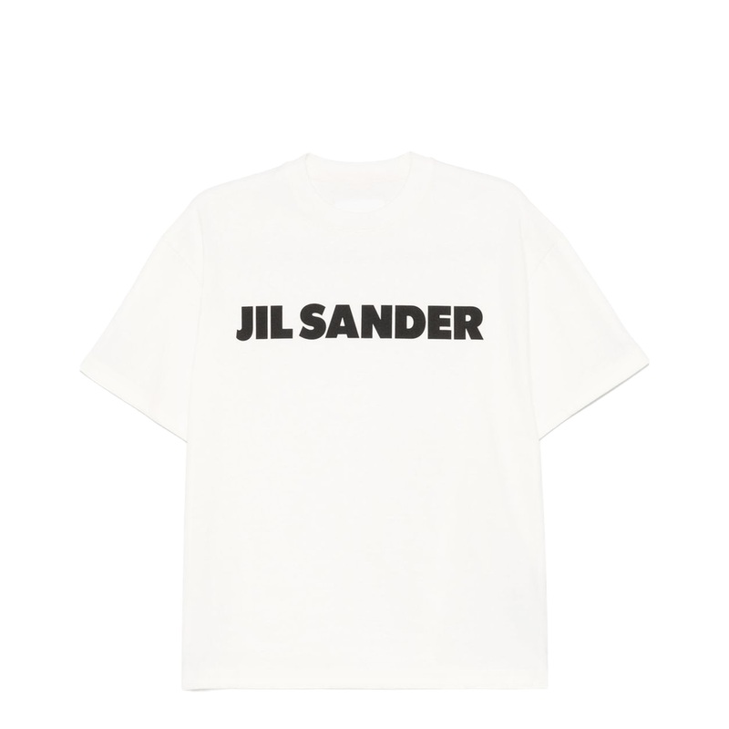 White Printed Logo T-Shirt|xs|s|m|l