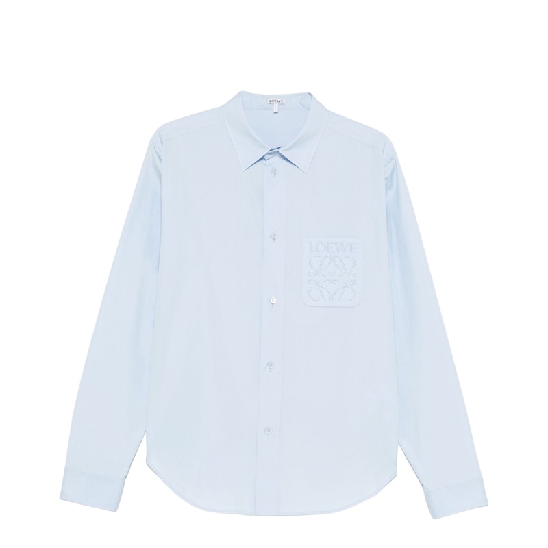 Shirt in Cotton Blue|39|40|41|39|40|41