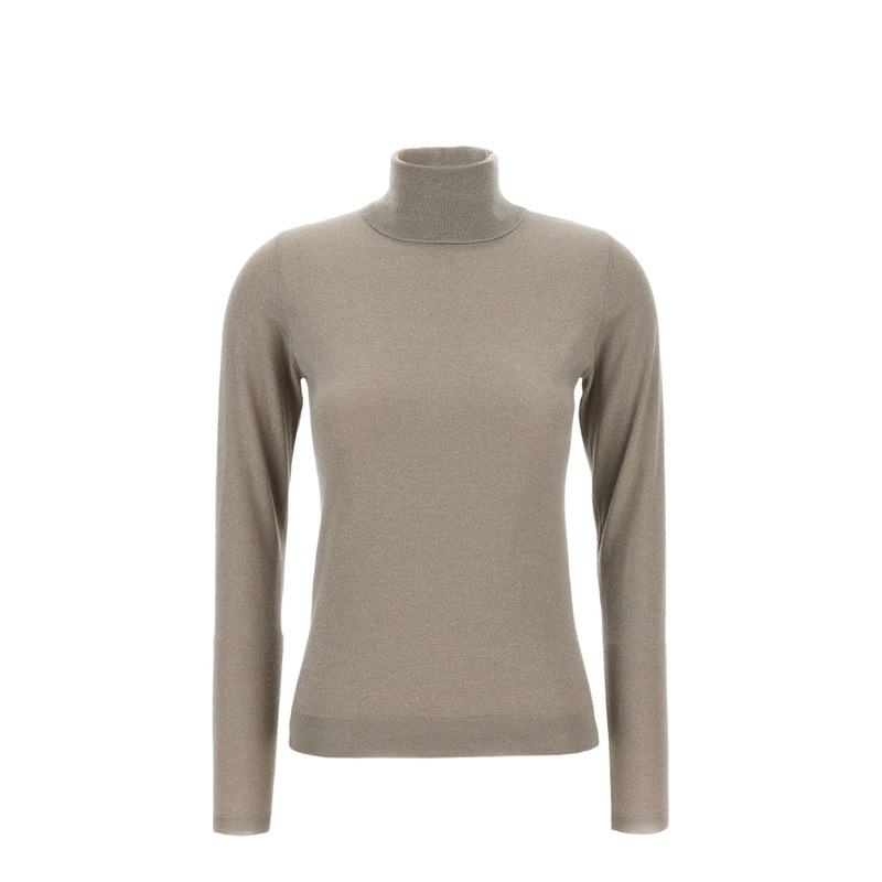 Cashmere and Silk Turtle-Neck Sweater