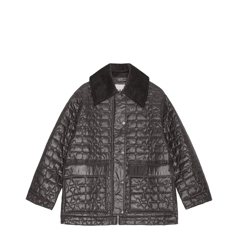 Dark Grey Quilted Jacket|l|l-xl|s-m|xxs-xs