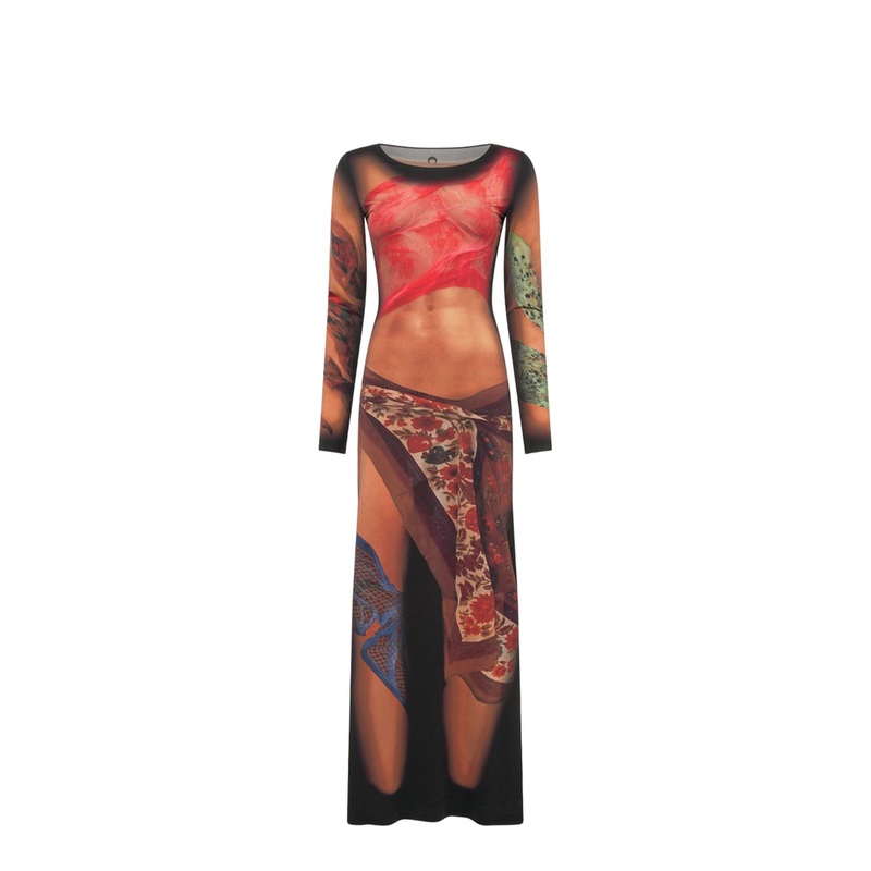 Draped Statue Long Dress|s|m|l