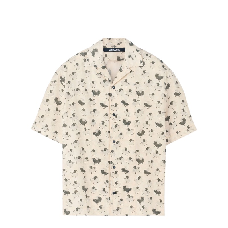 Duck Print Bowling Shirt|46|48|50