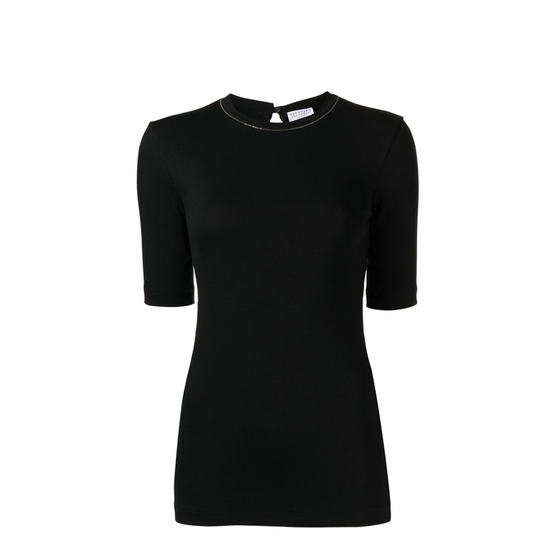 Cotton T-Shirt – Black|xs|s|m|xl