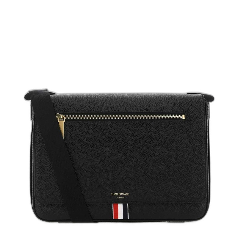 Black Leather Crossbody Bag