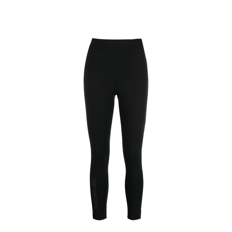 Black Technical Jersey Leggings