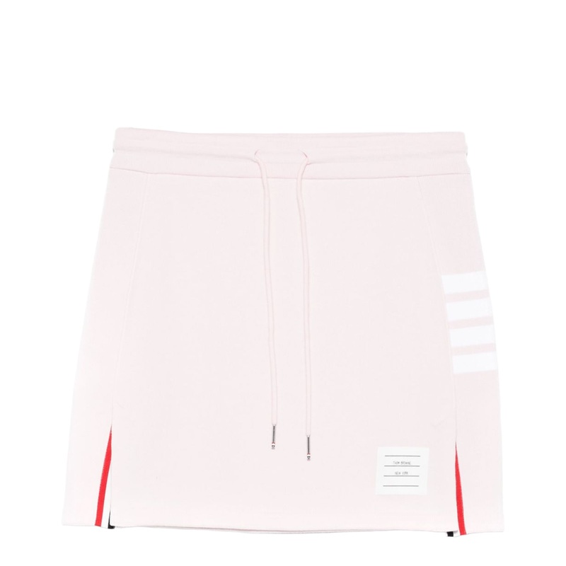 Classic 4-Bar Jersey Mini Skirt