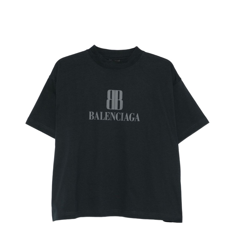 Cropped Nano Bb T-Shirt in Black