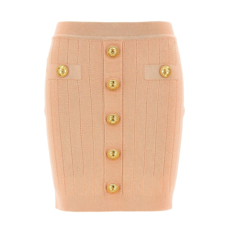 Knit Mini Skirt In Powder|36|38|40