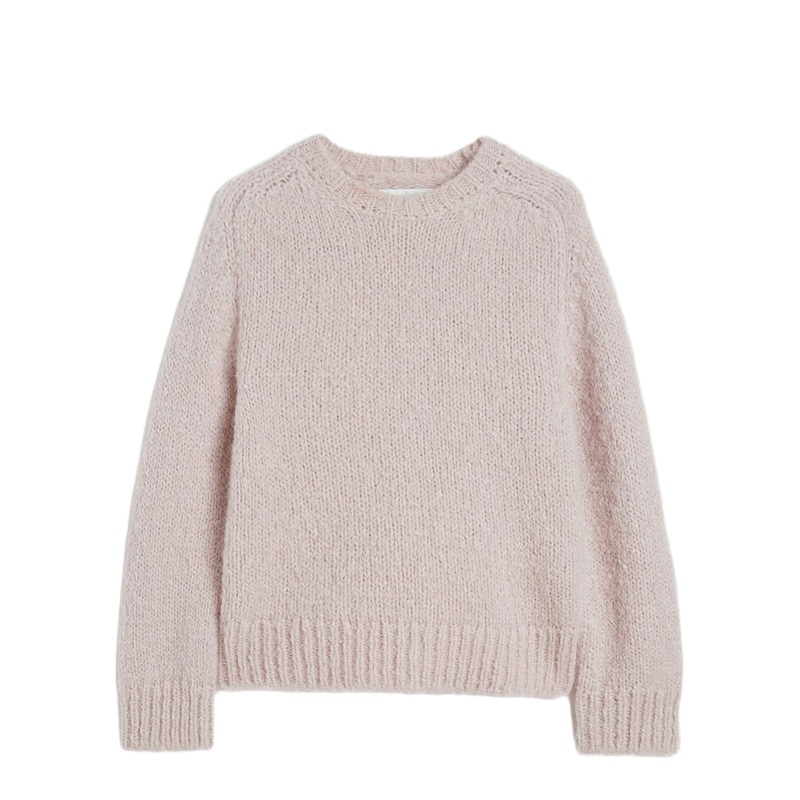 Wool Blend Crew-Neck Sweater|34|36|38