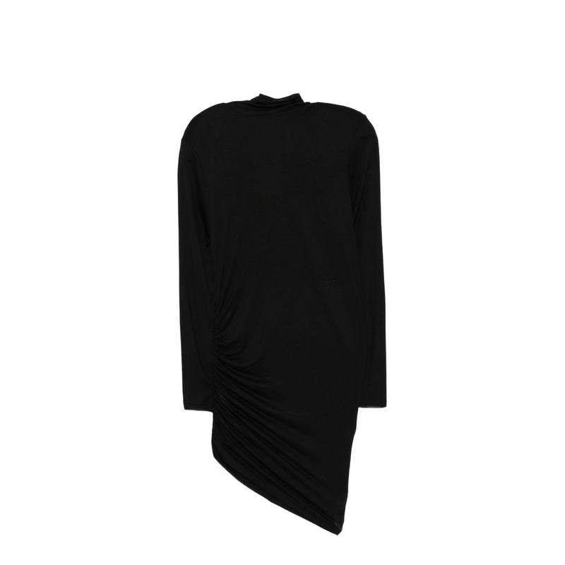 Draped Turtleneck Dress|xs|s|m|l