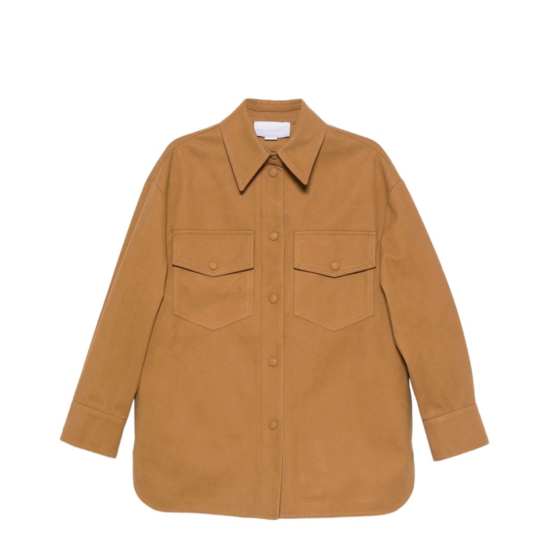 Faux Suede Leather Overshirt|38|40