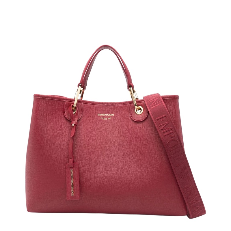 Medium Shopper Bag with Deer Print