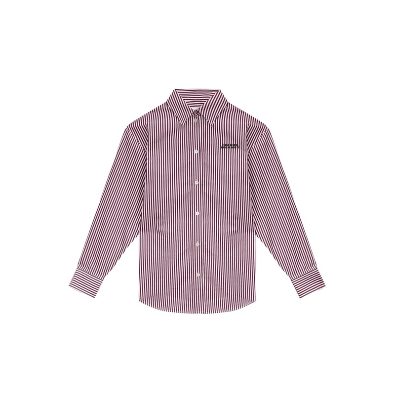 Striped Cotton Poplin Shirt|36|38|40