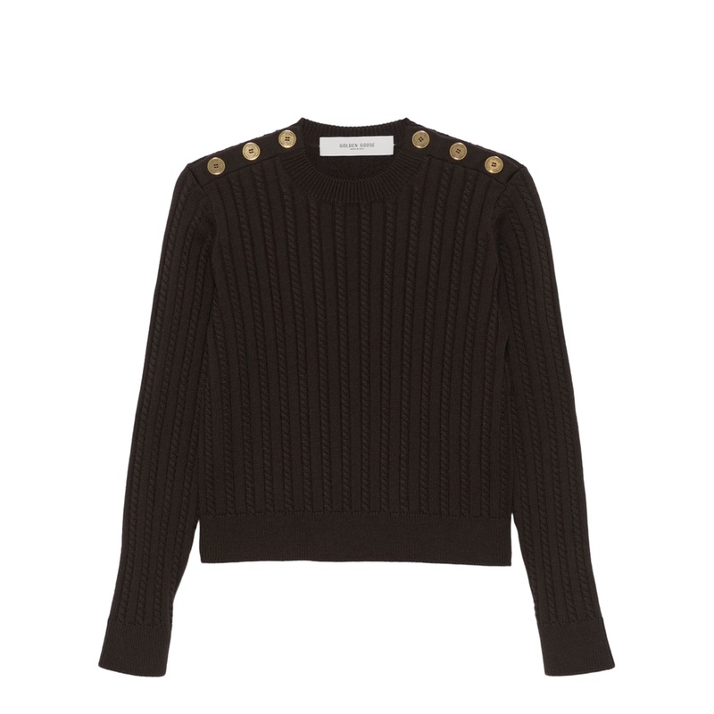 Coffee Brown Crew Neck Long Sleeve Sweater