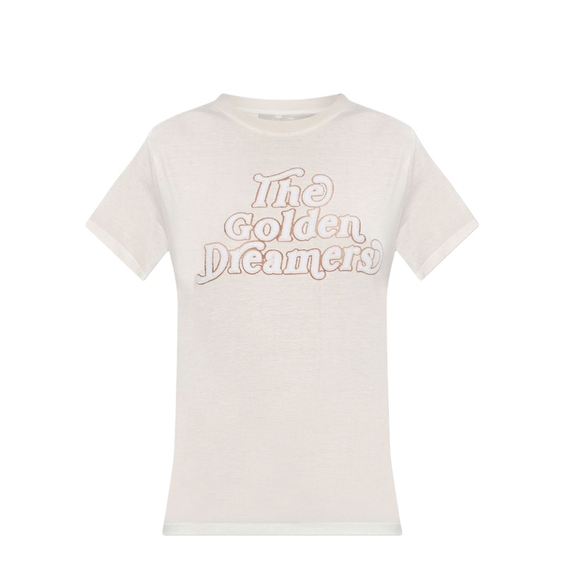 White T-Shirt with Print on the Front