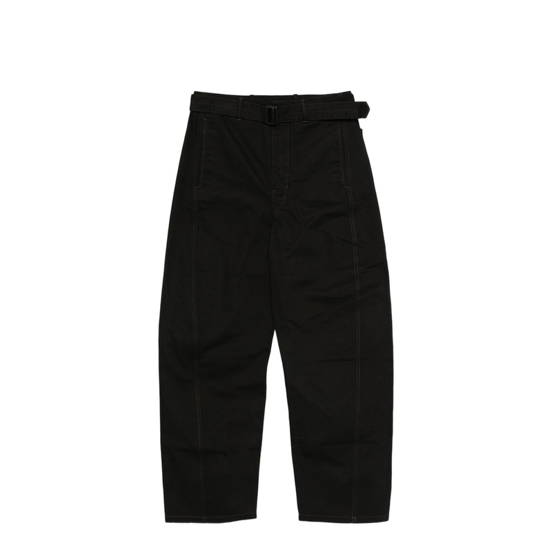 Black Maxi Barrel Workwear Pants