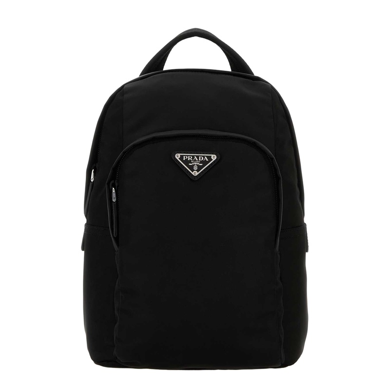 Black Re-Nylon Backpack|One Size