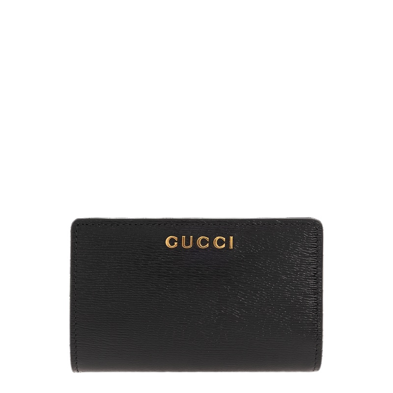 Card Case Wallet in Black Leather
