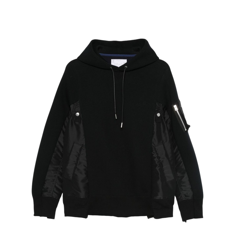 Cotton and Nylon Hoodie|1|2|3|1|2|3
