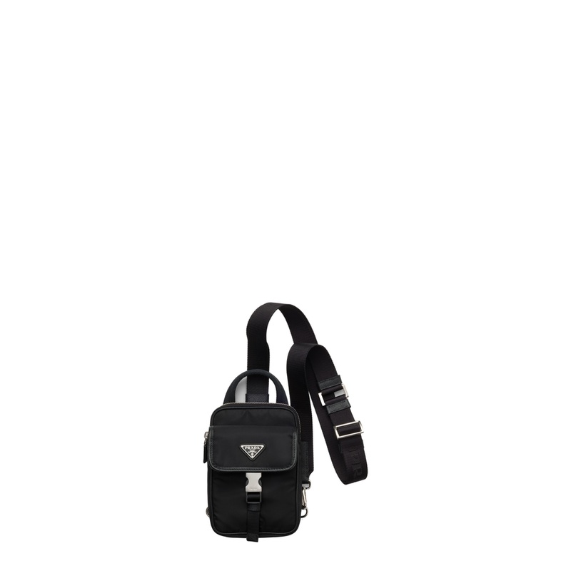 Re-Nylon and Saffiano Leather Smartphone Case