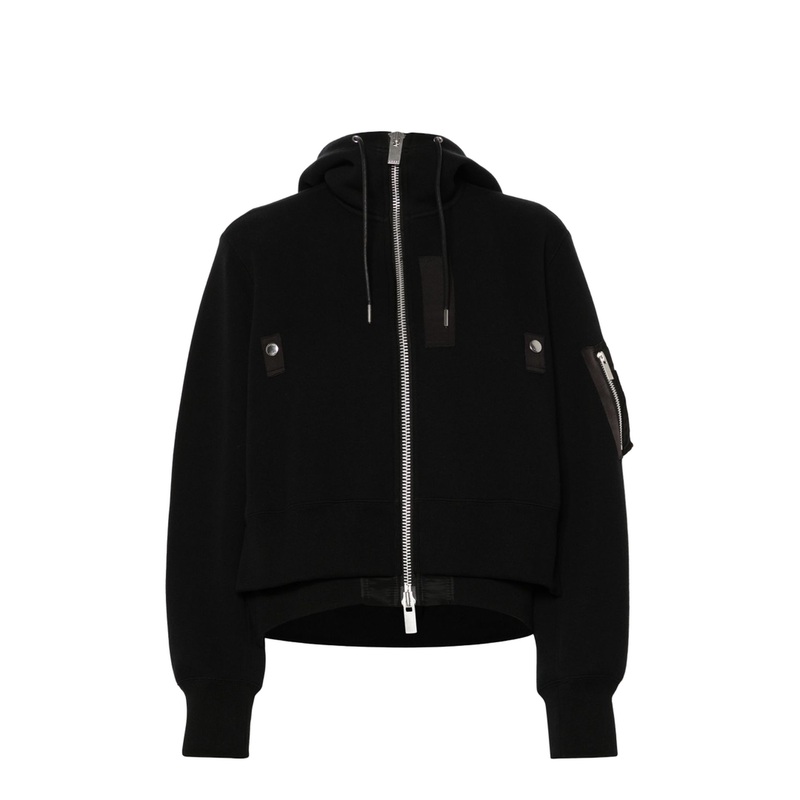 Sponge Sweat x Nylon Twill Hoodie