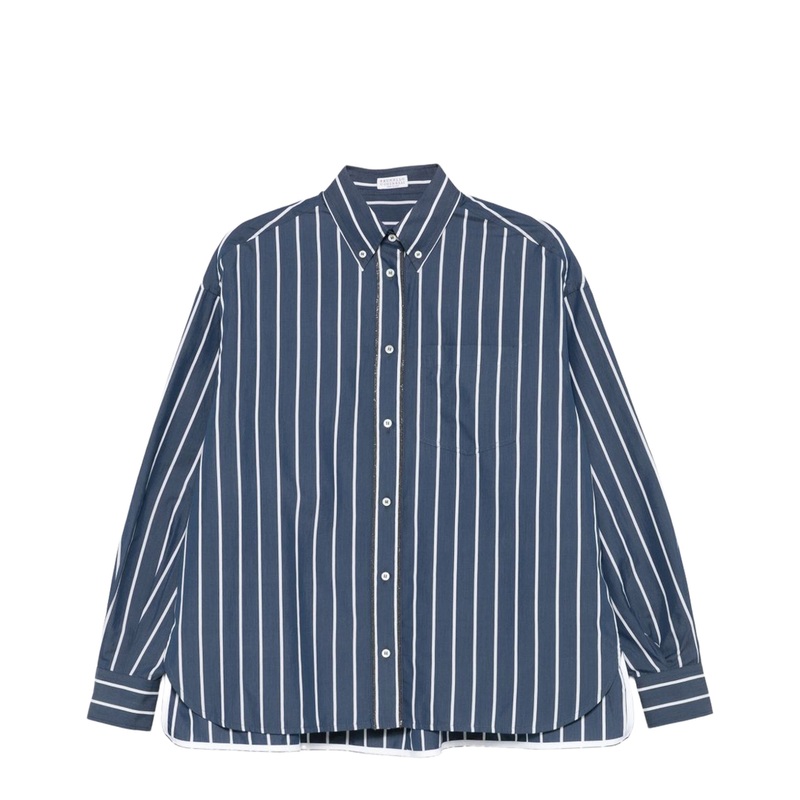Striped Cotton Shirt|xs|s|m|xs|s|m